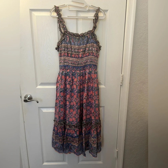 BELL by Alicia Bell Maxi Dress silk blend L - Picture 1 of 9